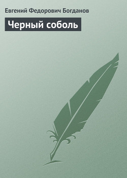 Читать онлайн книгу Черный соболь автор Богданов Евгений Федорович Книга Черный соболь
